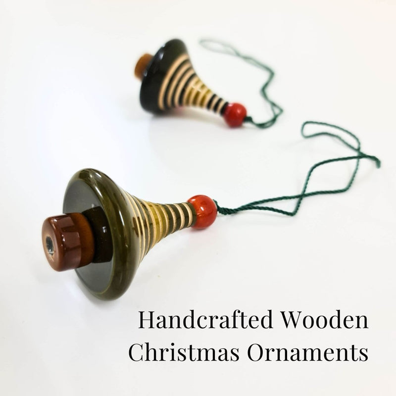 Christmas Tree Ornaments – Mini Bells | Set of 2