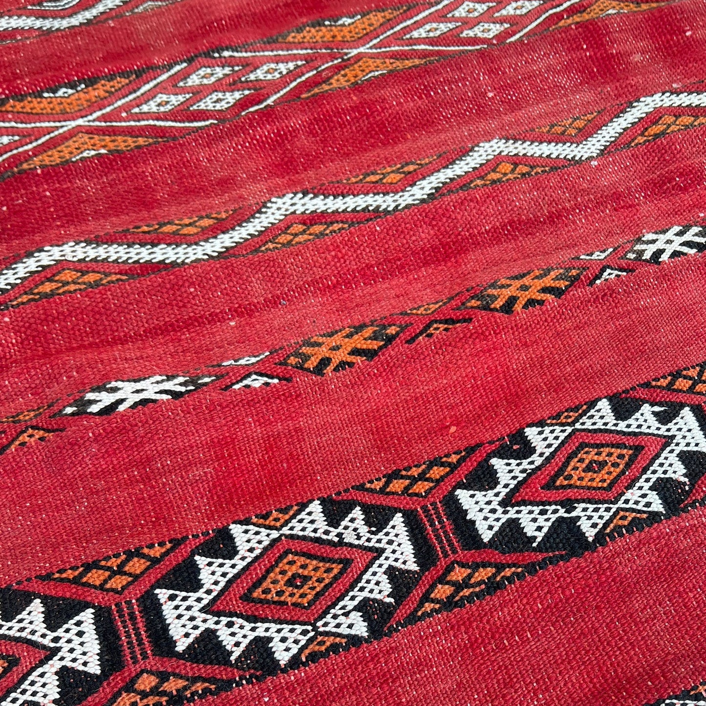 Moha Vintage Moroccan Kilim Rug  | 3’3” x 4’2”