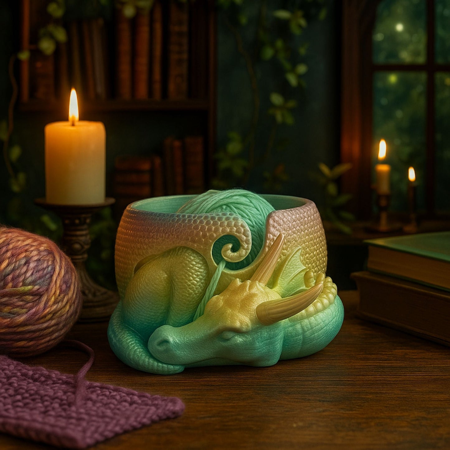 Enchanted Dragon Yarn Bowl