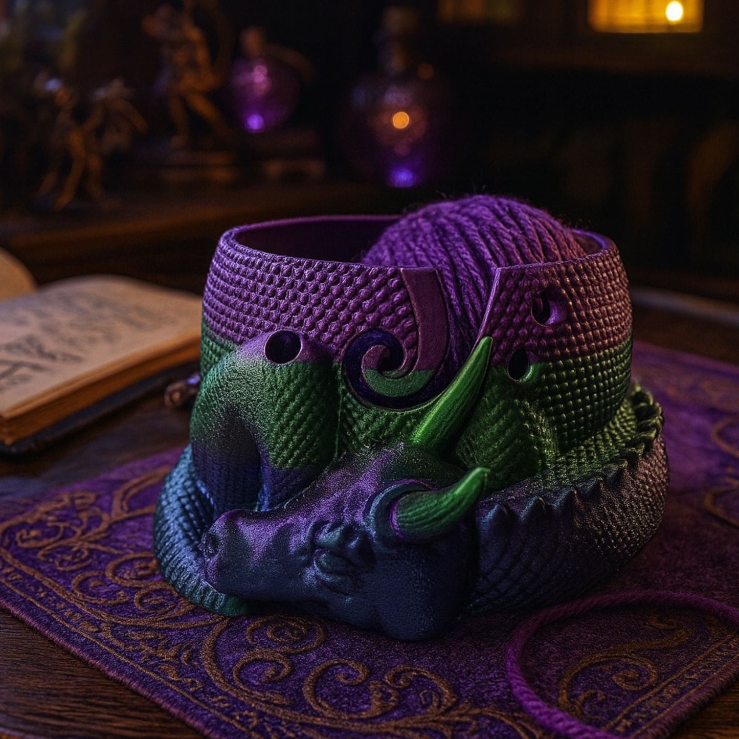 Enchanted Dragon Yarn Bowl