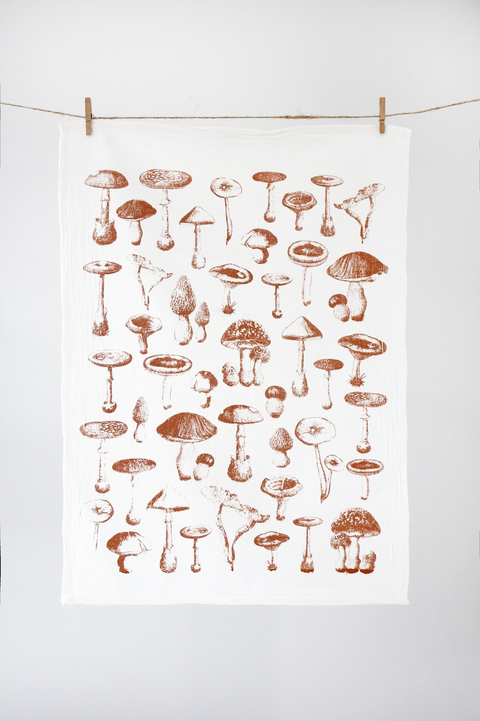 Mushroom Pattern Tea Towel - Osadia Concept Store