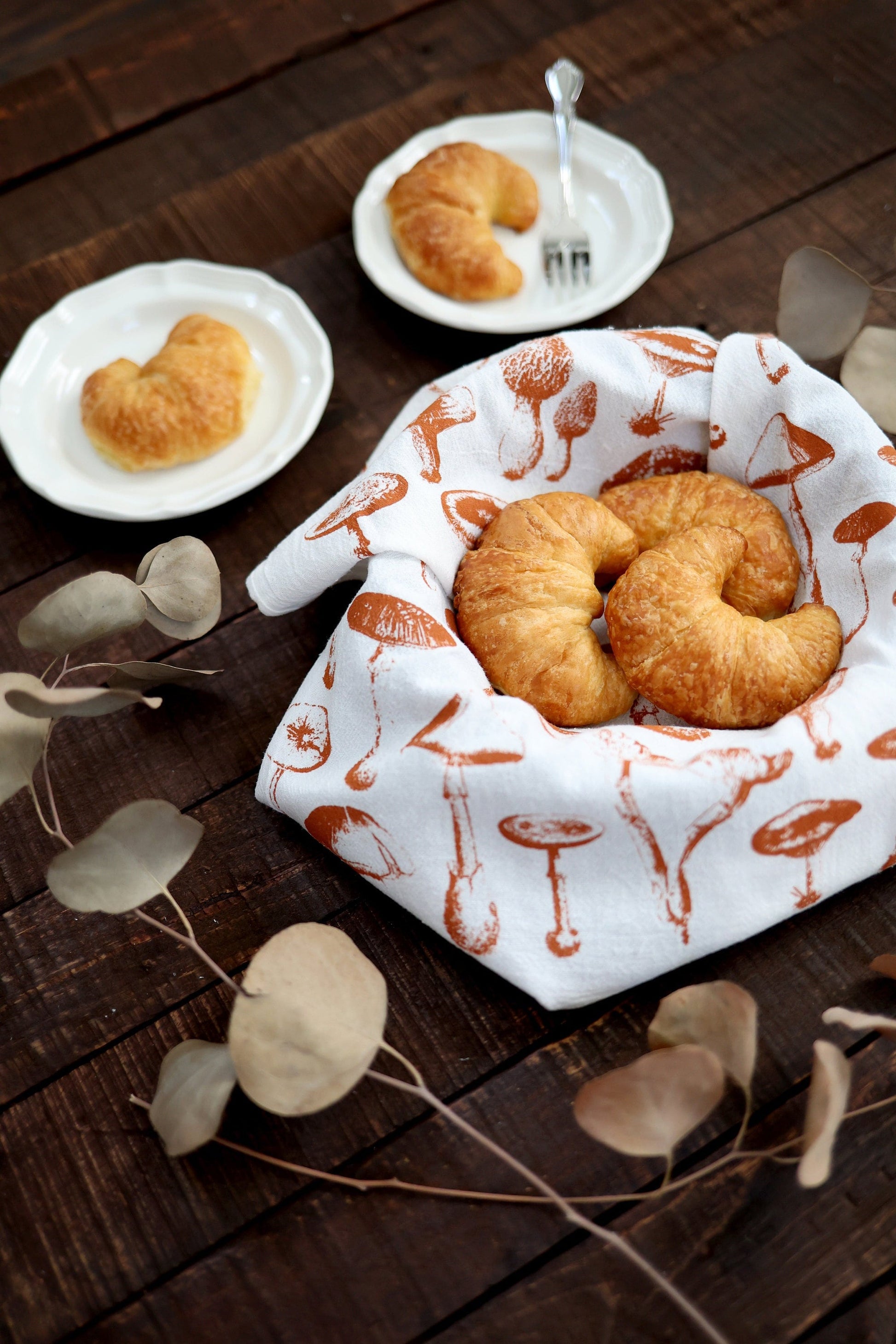Mushroom Pattern Tea Towel - Osadia Concept Store