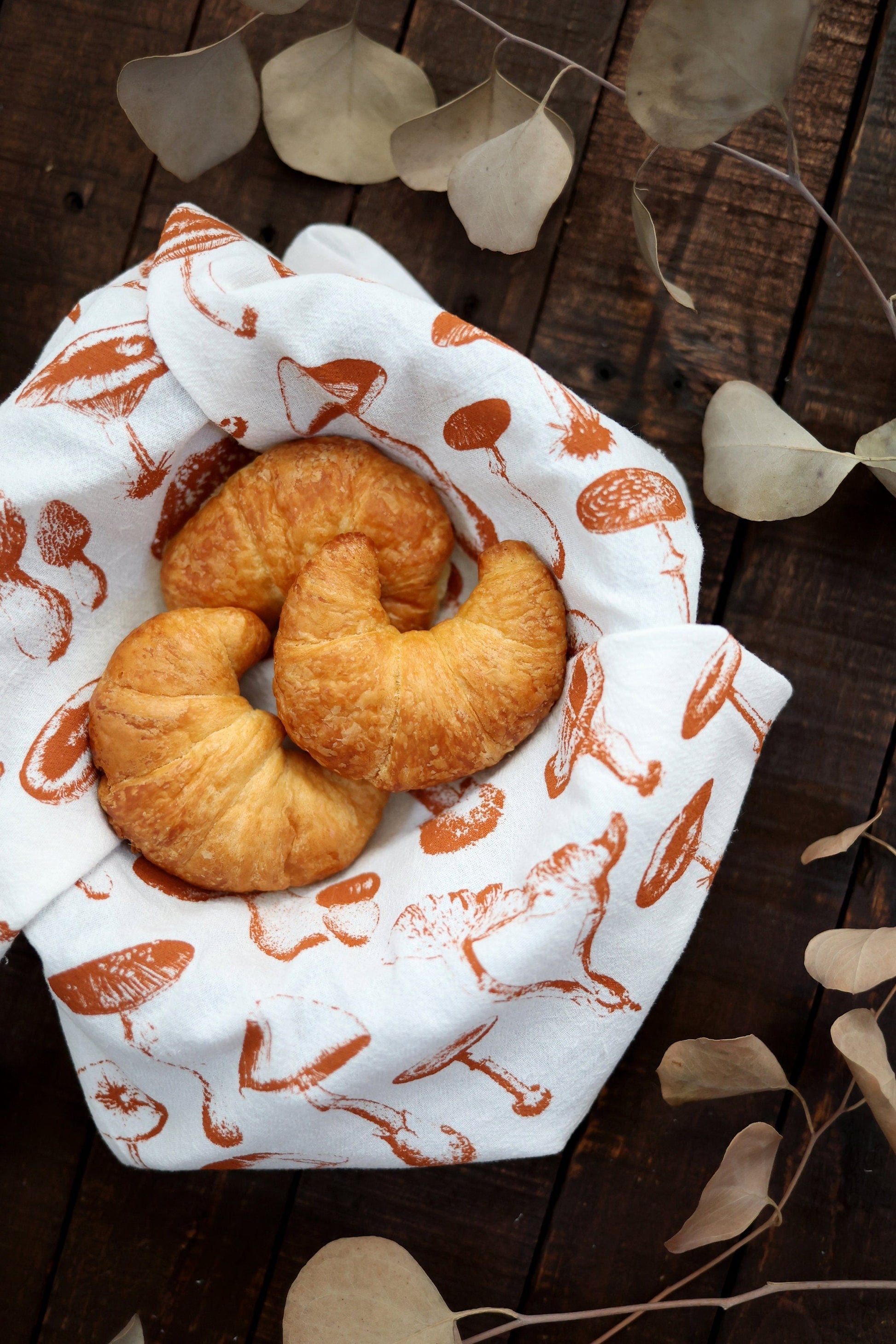 Mushroom Pattern Tea Towel - Osadia Concept Store