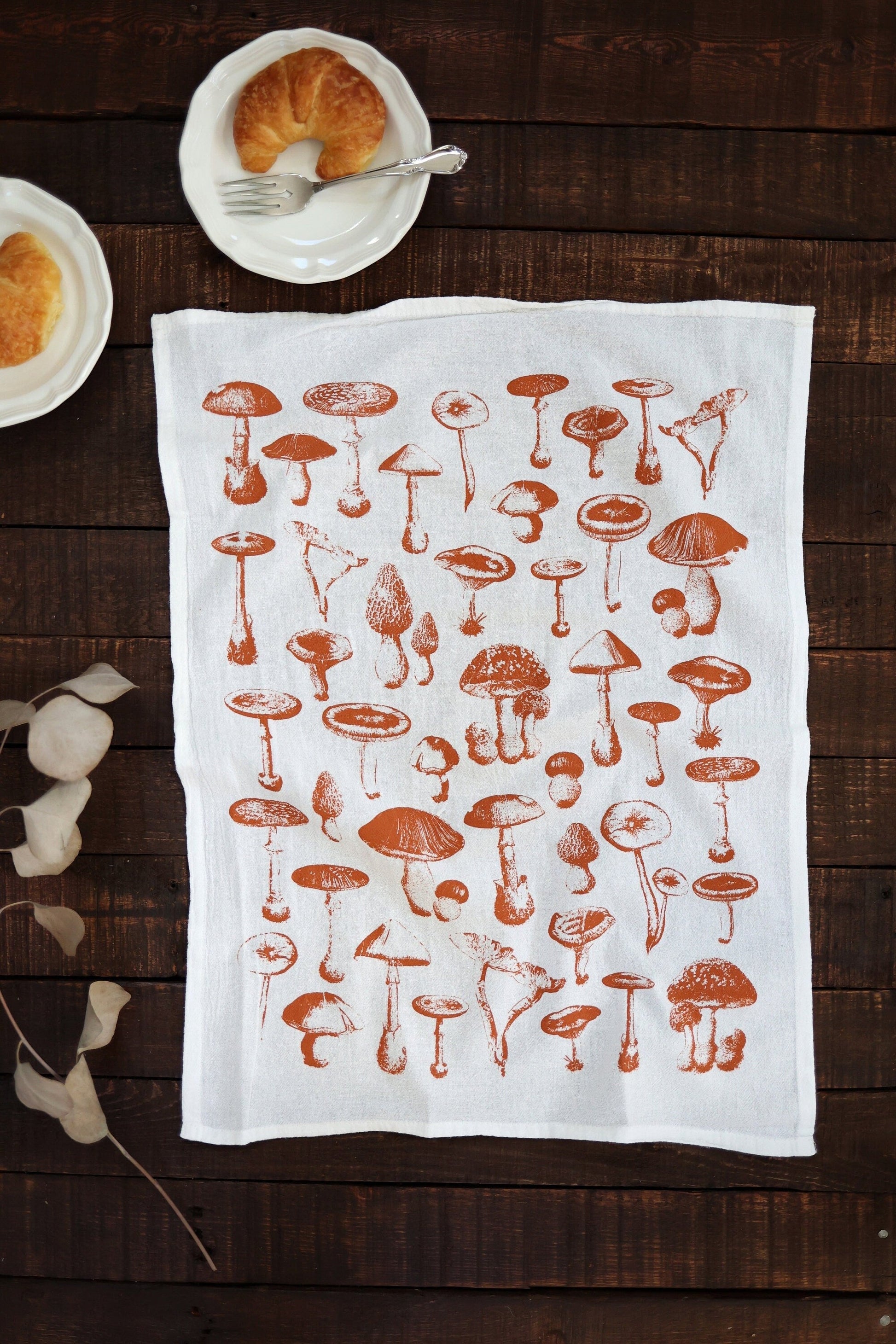 Mushroom Pattern Tea Towel - Osadia Concept Store