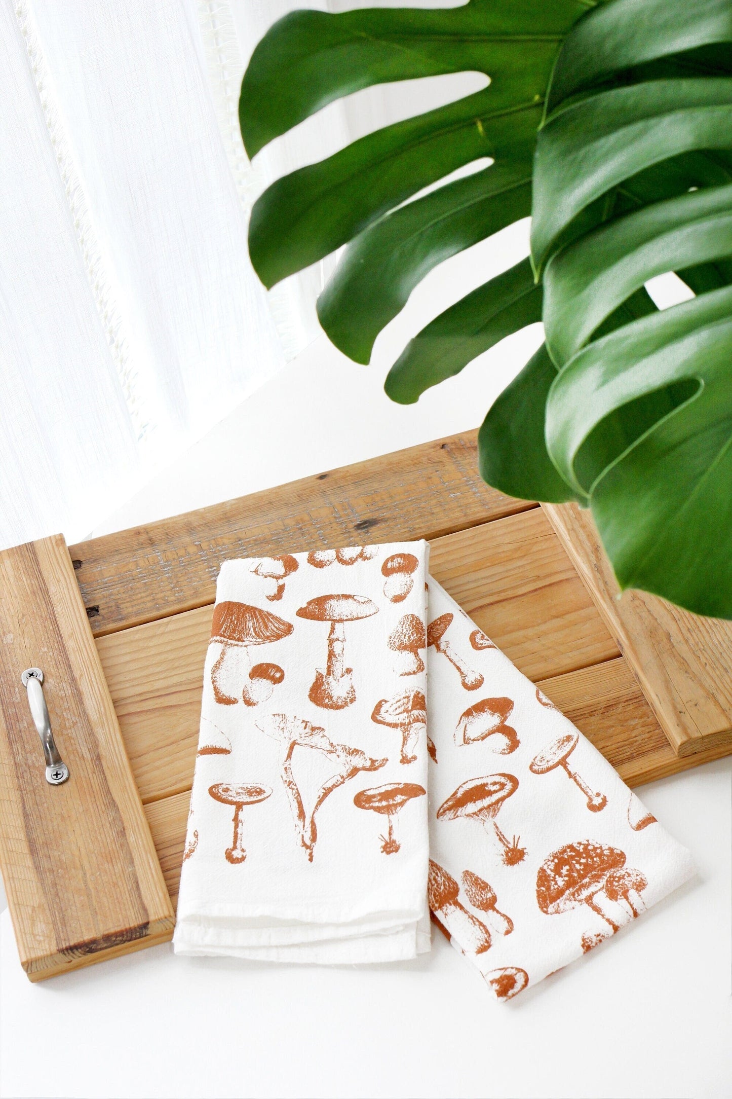 Mushroom Pattern Tea Towel - Osadia Concept Store