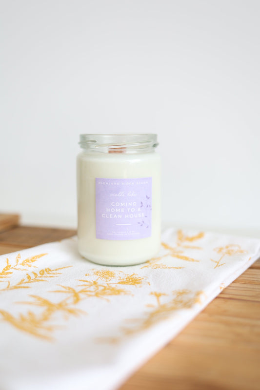 "Coming Home To A Clean House" Candle