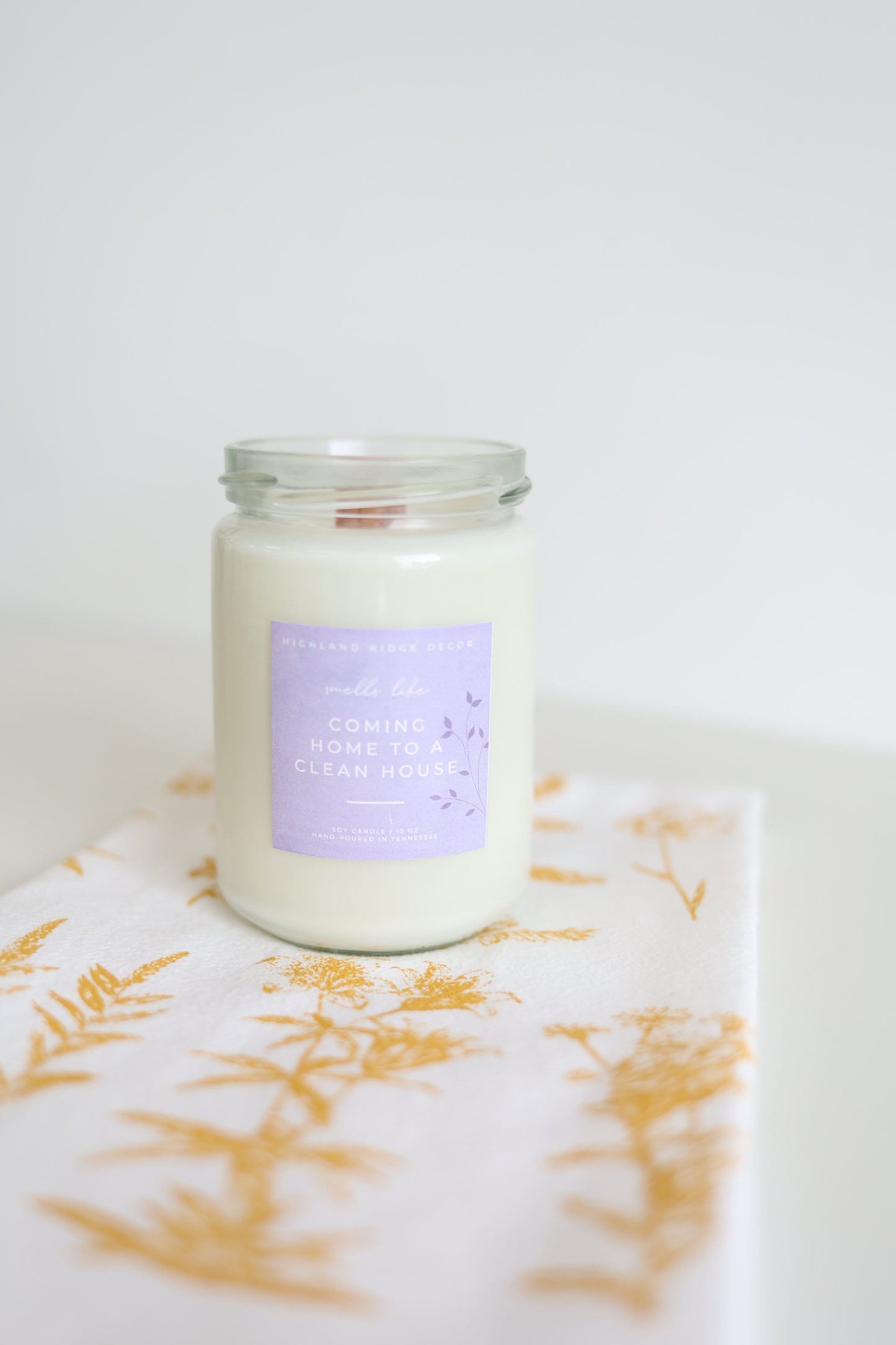 "Coming Home To A Clean House" Candle