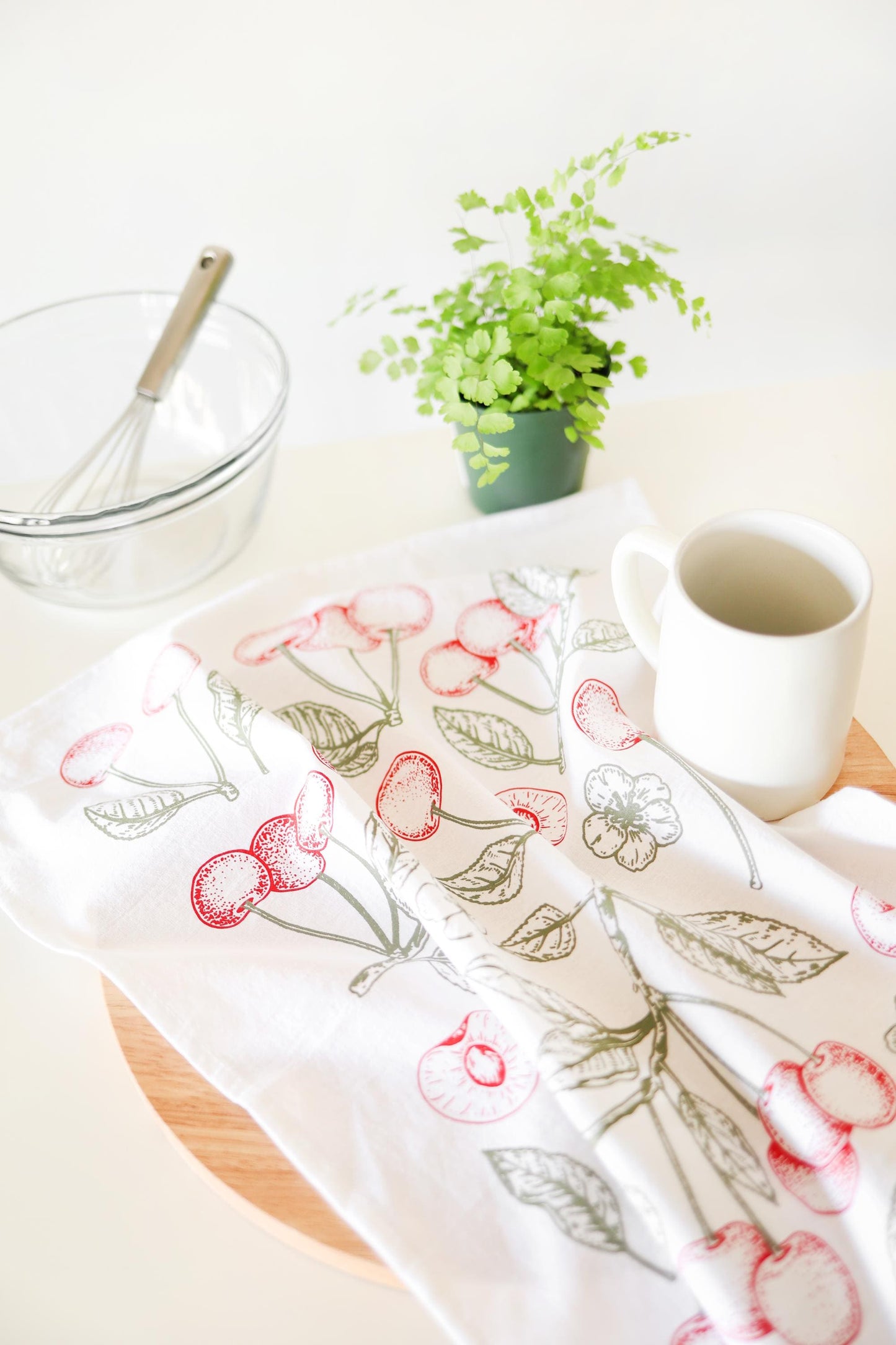 Cherry Tea Towel