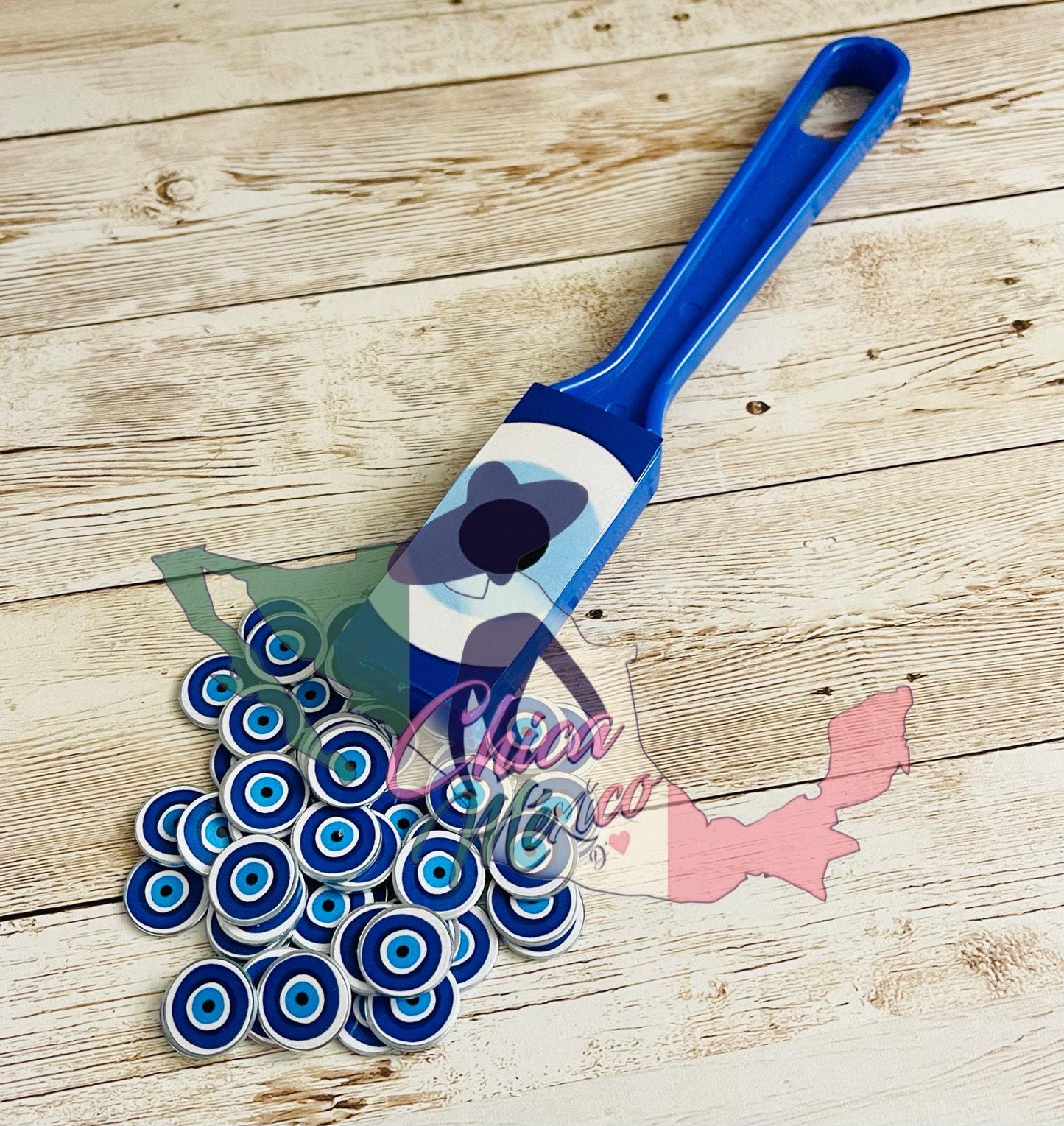 Fichero Corcholata de Loteria de Mal de Ojo con Pala Magnetica y 50 Fichas