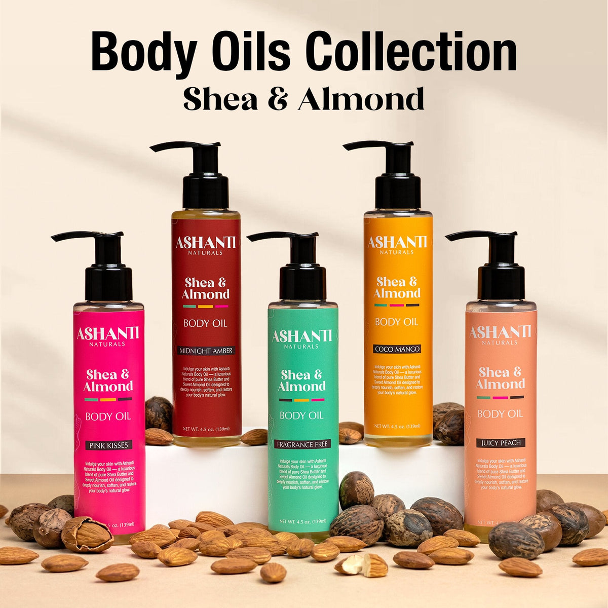 Shea & Almond Body Oil - Midnight Amber