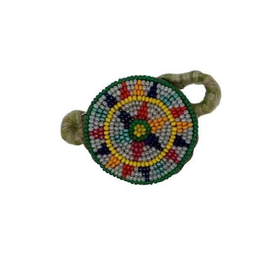 Beaded scarf pin