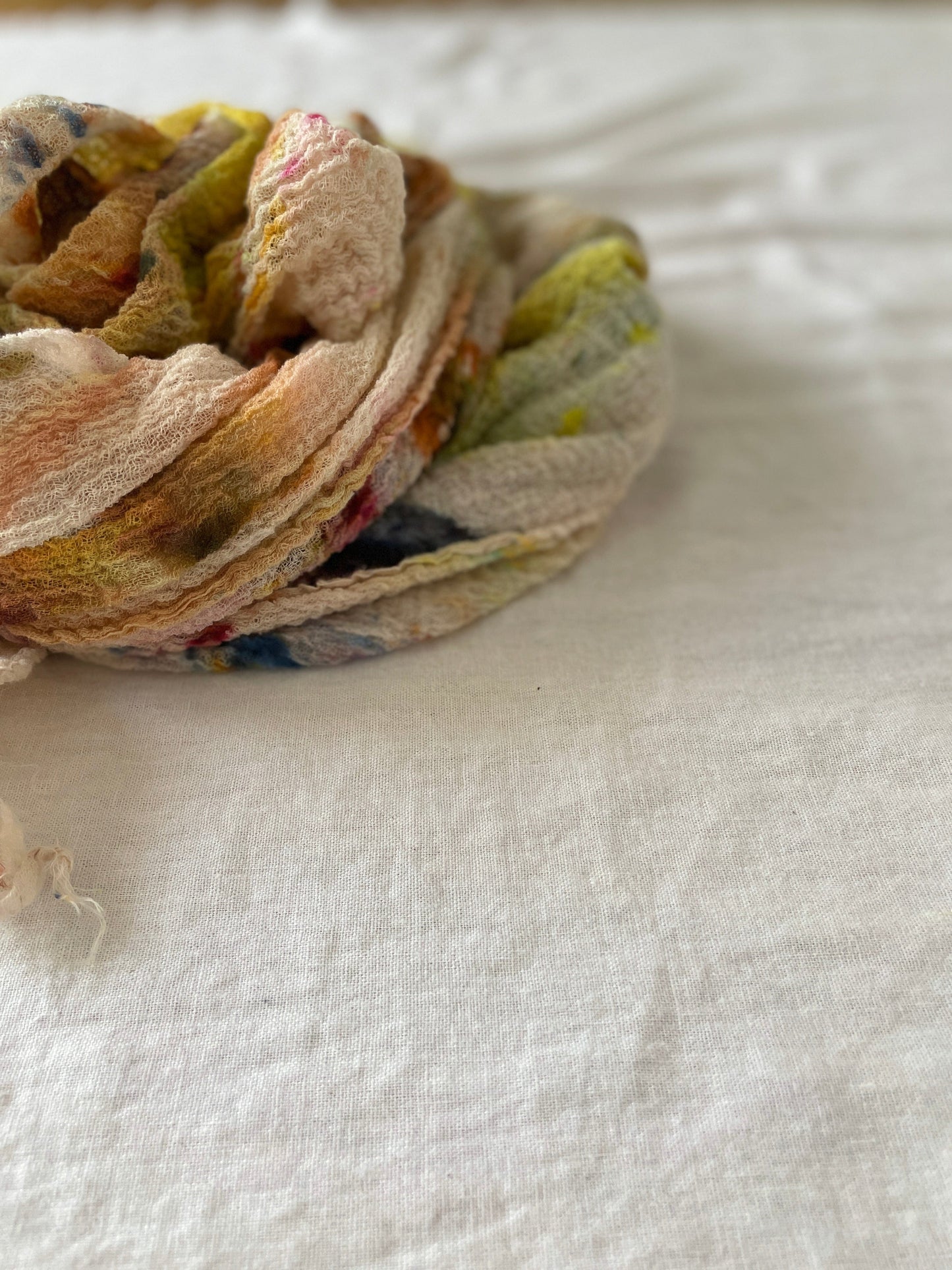 Hand-Dyed Cotton Gauze Scarf & Pashmina