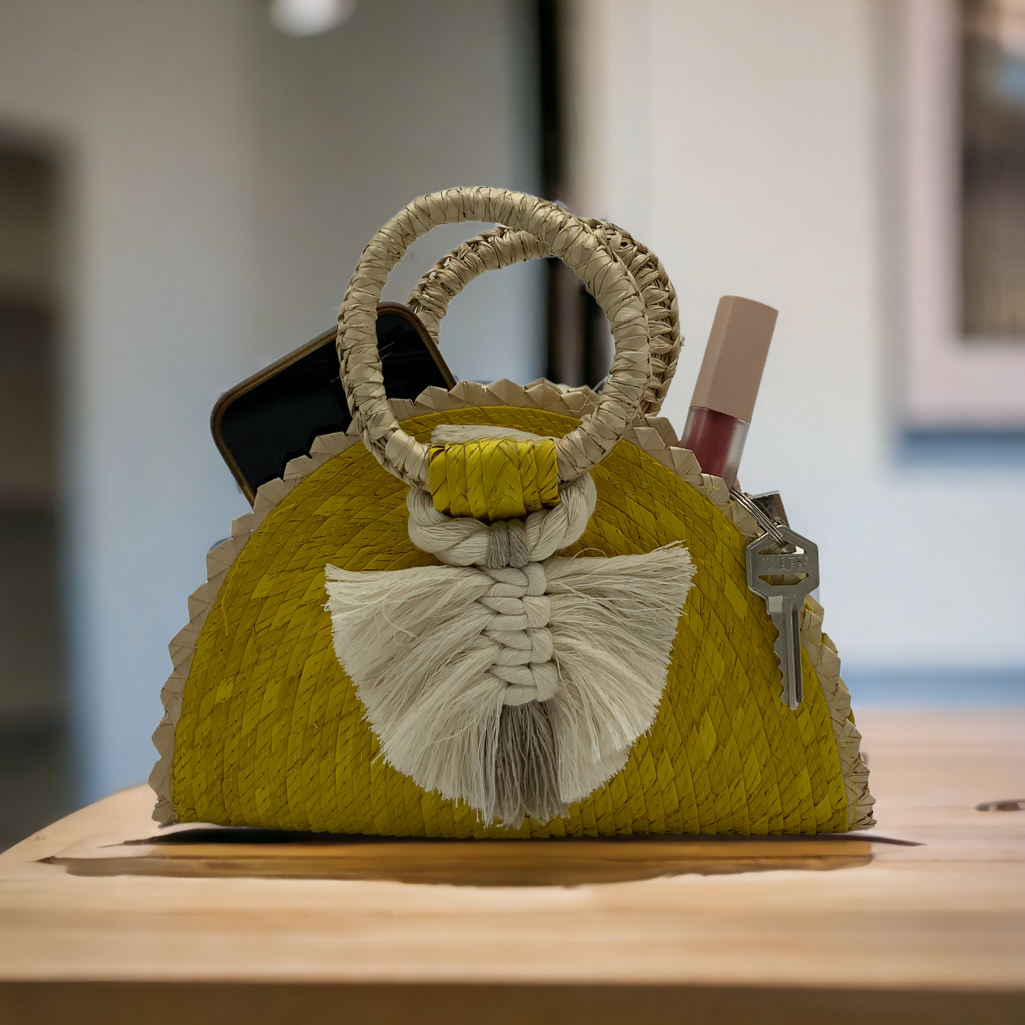 Mini Crescent w/ Tassel