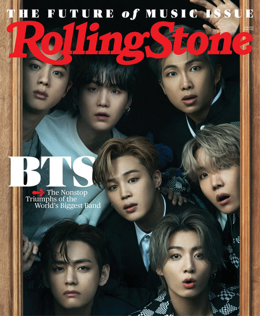 BTS Featured On Rolling Stone Cover - 2021.06 Issue (Slight Damages)