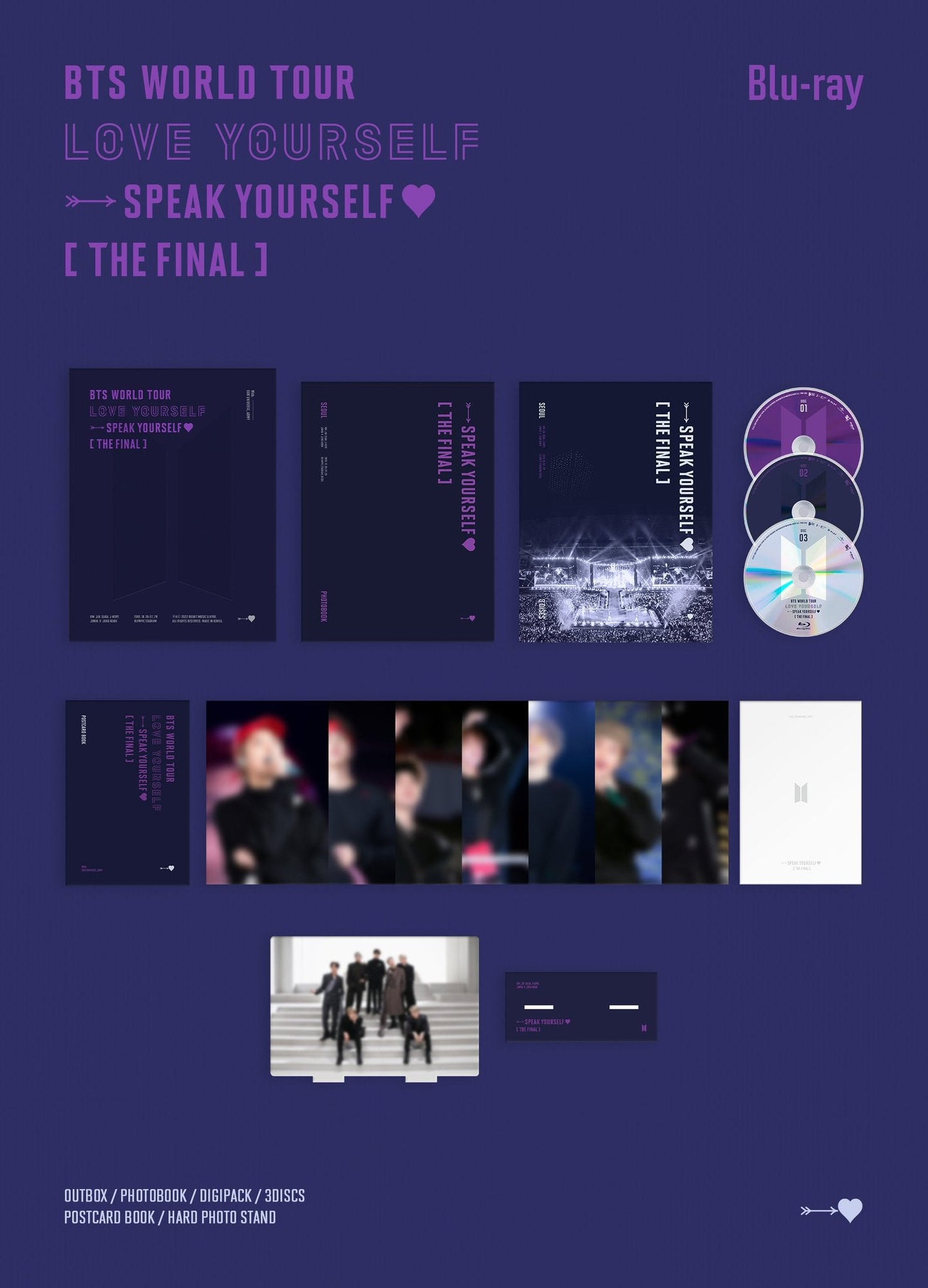BTS World Tour:  â€˜Love Yourselfâ€™ : Speak Yourself The Final DVD/Blu-Ray