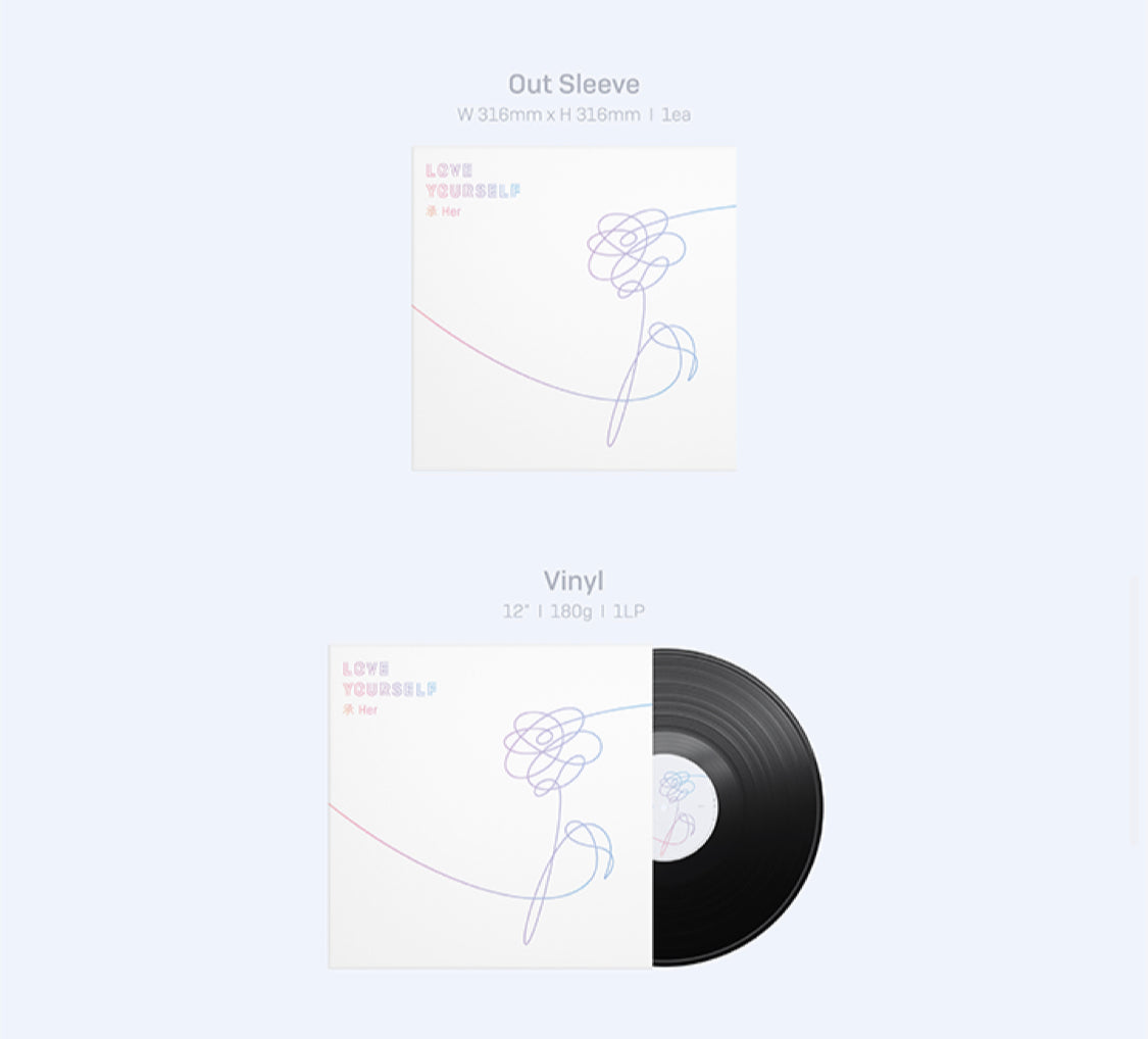 BTS â€˜Love Yourself æ‰¿ 'Her'â€™ Vinyl Lp