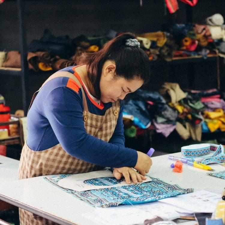 Up-cycled Vintage Crossbody Bag - Thailand