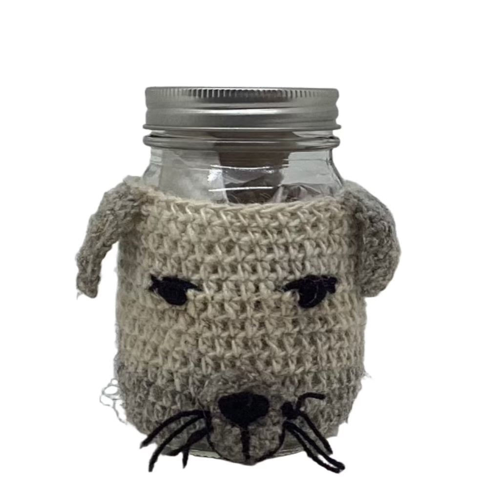 Crochet Dog Cup Koozie