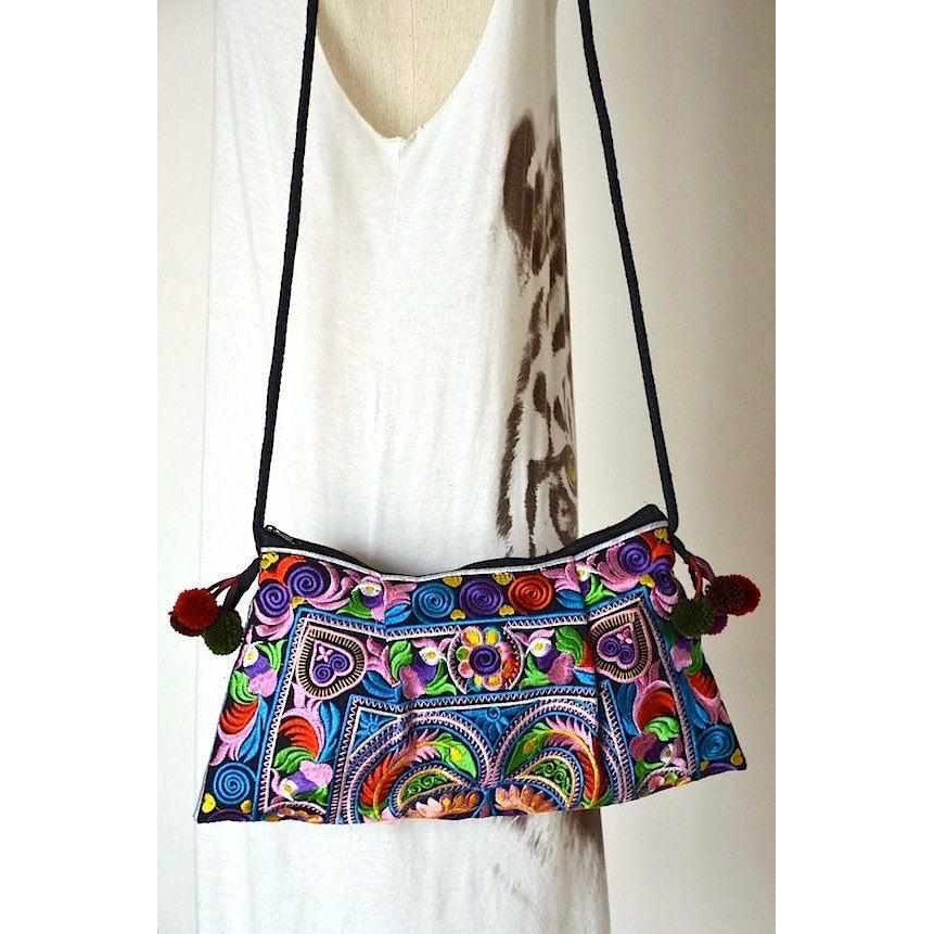 Leyla Embroidered Crossbody Purse - Thailand