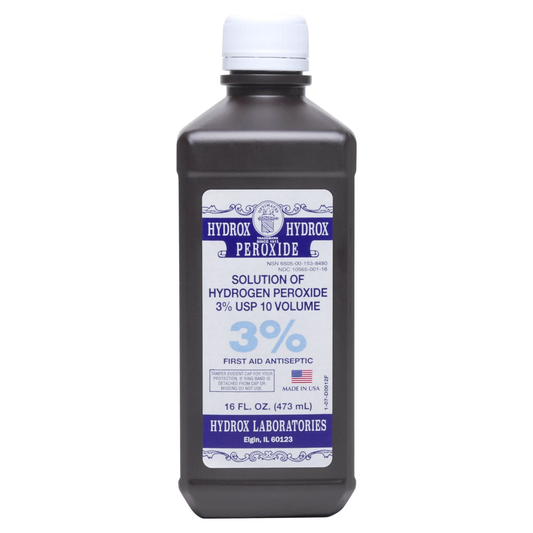 Hydrogen Peroxide Solution For Treatment of Minor Cuts and Abrasions 16 Oz