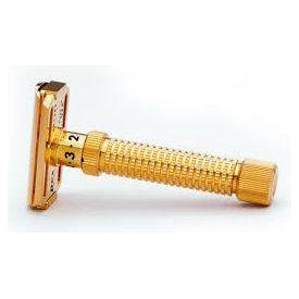 Rex Supply Co. Ambassador DeLuxe Gold Adjustable Stainless Steel DE Razor RSC-101G