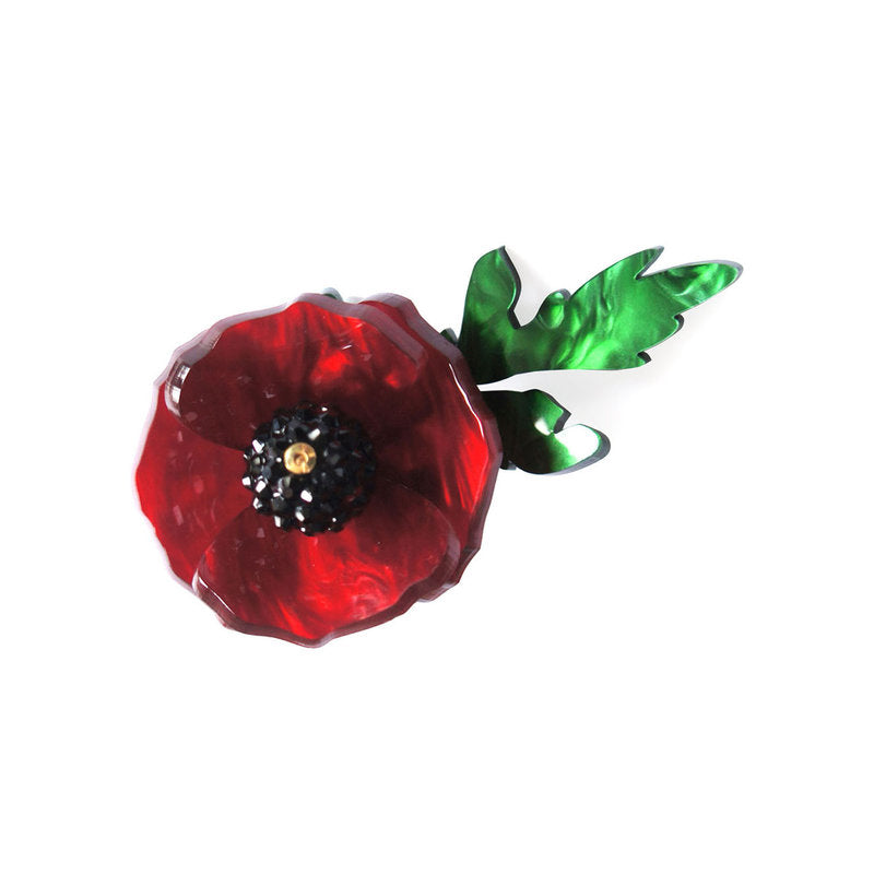 Poppy Brooch by Laliblue