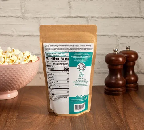 Rainbow Popcorn with Salt and Pepper