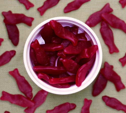 Raspberry Gummy Fish