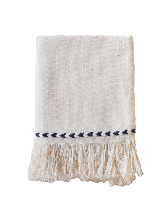 Indigo Braid Detail Napkin | Set of 2