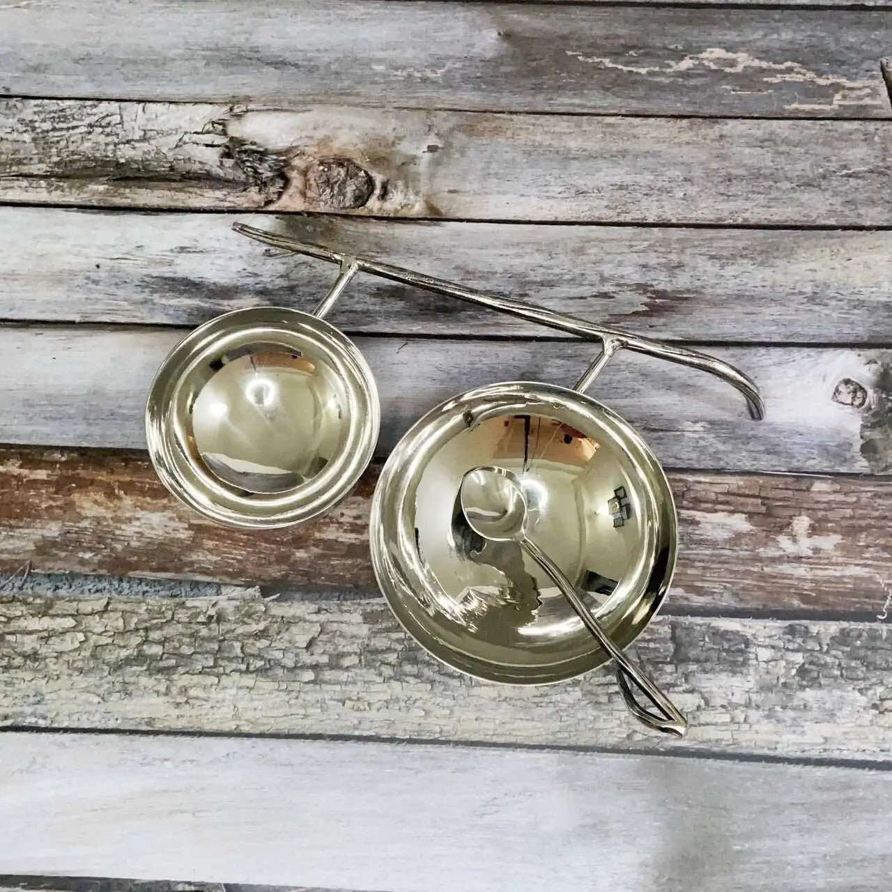 Hammered Branch Nut Bowl