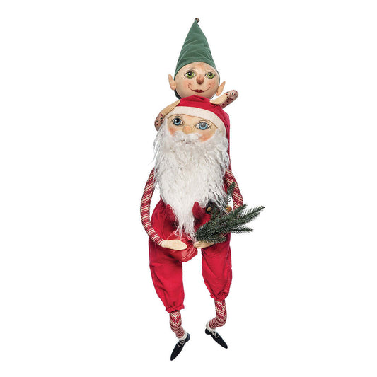 Jingle & St. Nick Gathered Traditions Art Doll by Joe Spencer - Osadia Concept Store