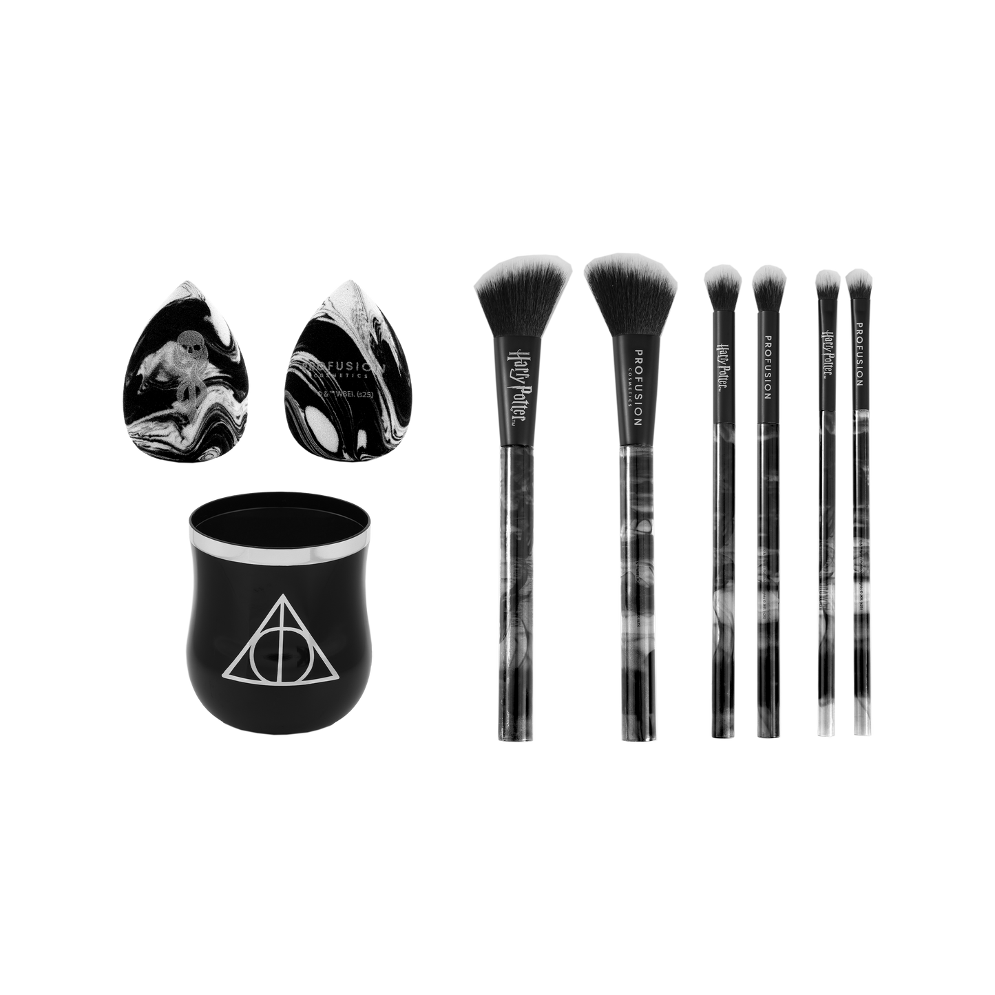 HP Dark Arts | Deathly Hallows™ Blend Makeup Brush & Sponge Set - Osadia Concept Store