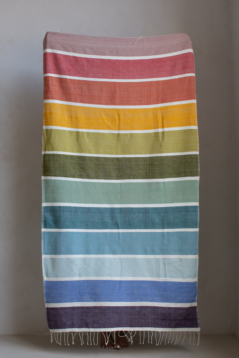 Kalam Handwoven Ethiopian Cotton Beach Towel