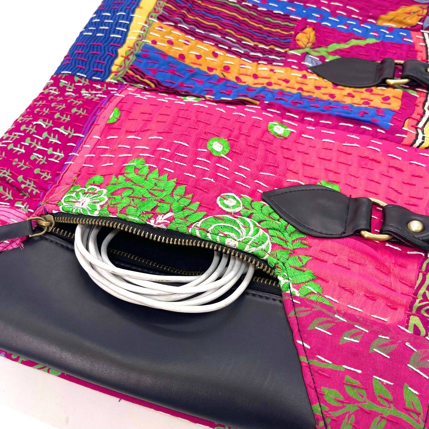 Kantha Patchwork Laptop Bag