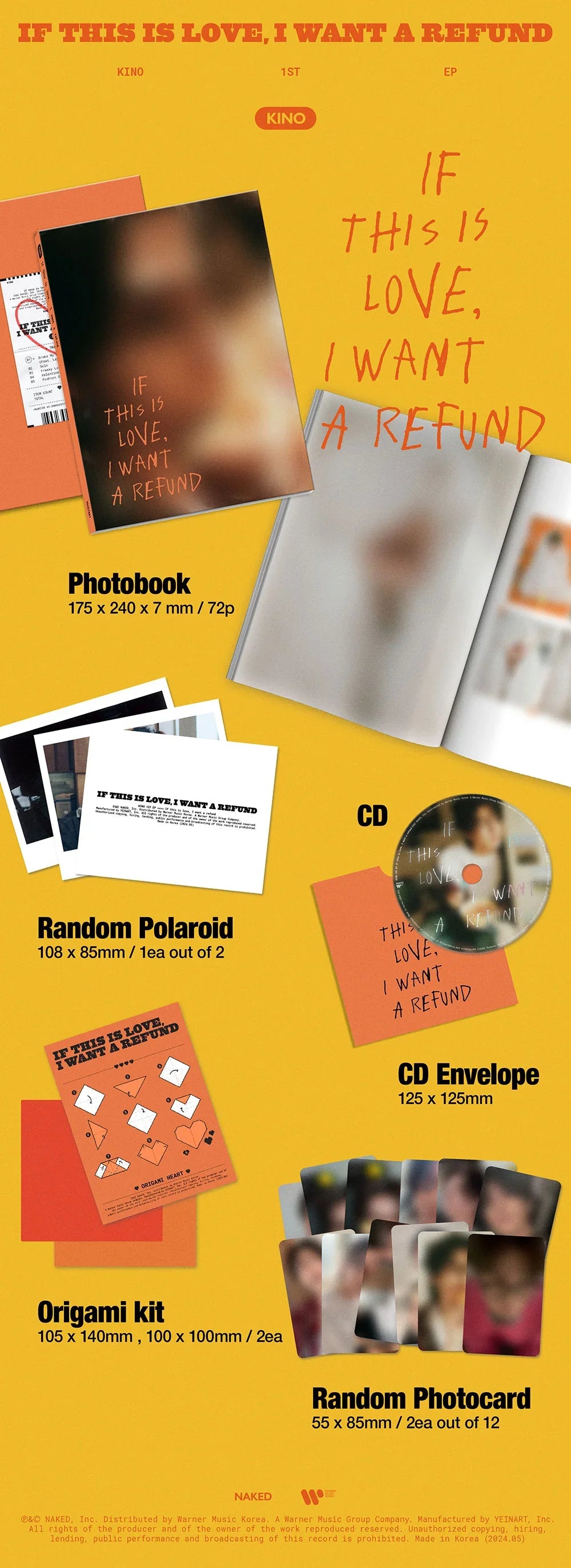 Kino 1st Ep Album - If This Is Love, I Want A Refund (Expectation Ver.)