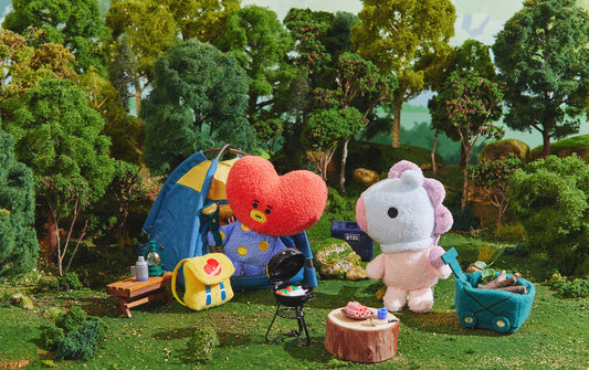 BTS x BT21 Official Green Planet Bag Charm Doll - Osadia Concept Store