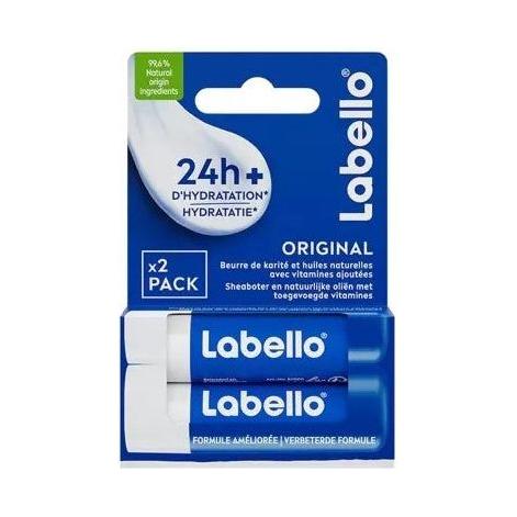 Labello Original Care 24h Hydratation 2x4.8g
