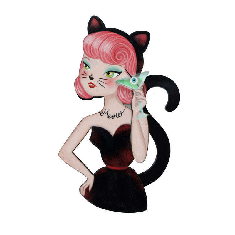 Cat Woman Brooch by Laliblue | PRE-ORDER SHIPS IN 2-3 WEEKS