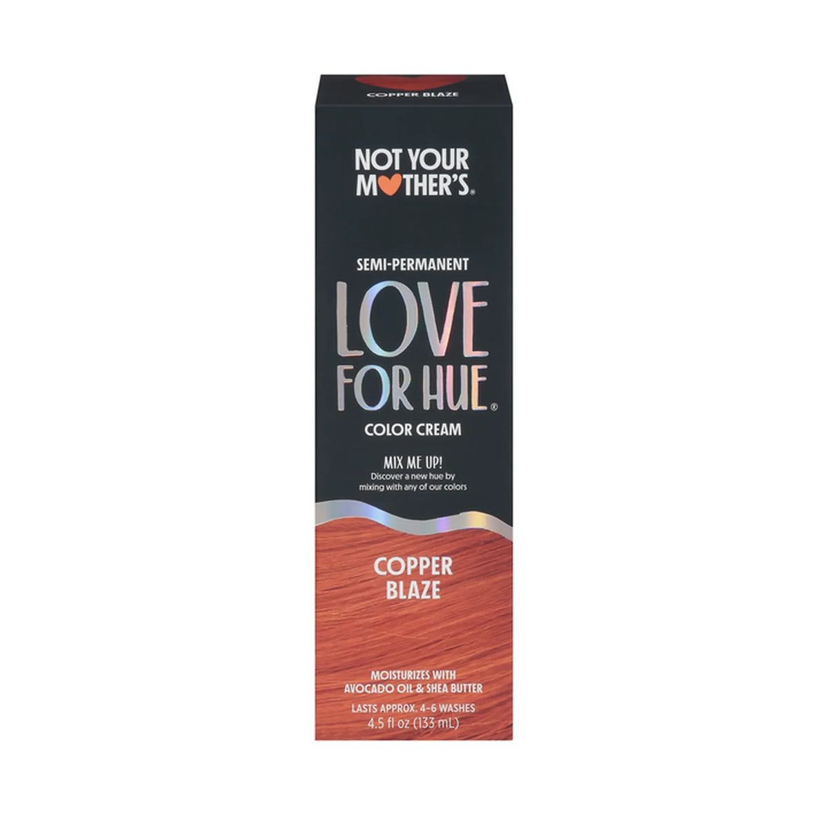 Not Your Mother's Semi Permanent Love for Hue Color Cream COPPER BLAZE - New