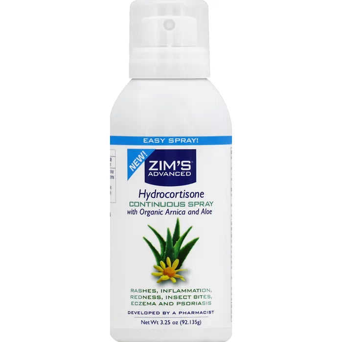 Zim's Hydrocortisone, Continuous Spray 3.25 oz
