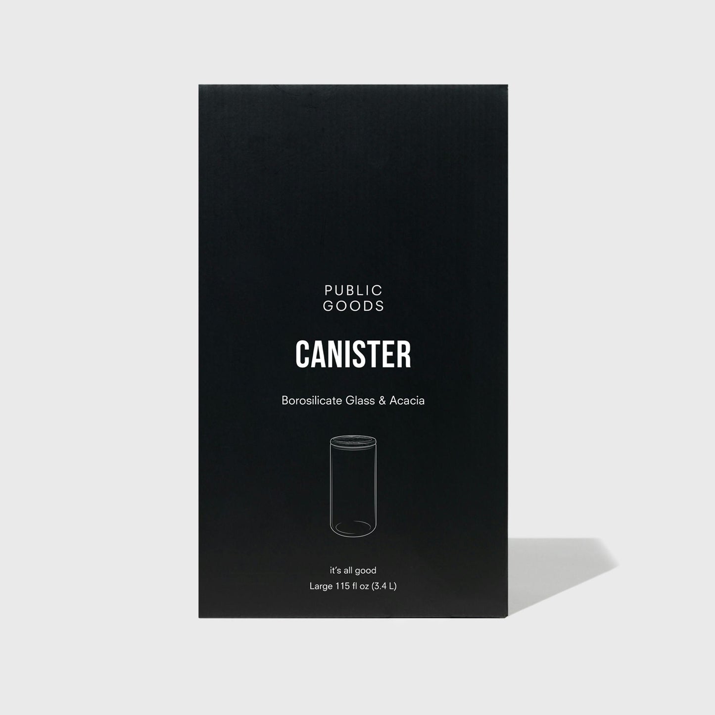 Large Glass Canister