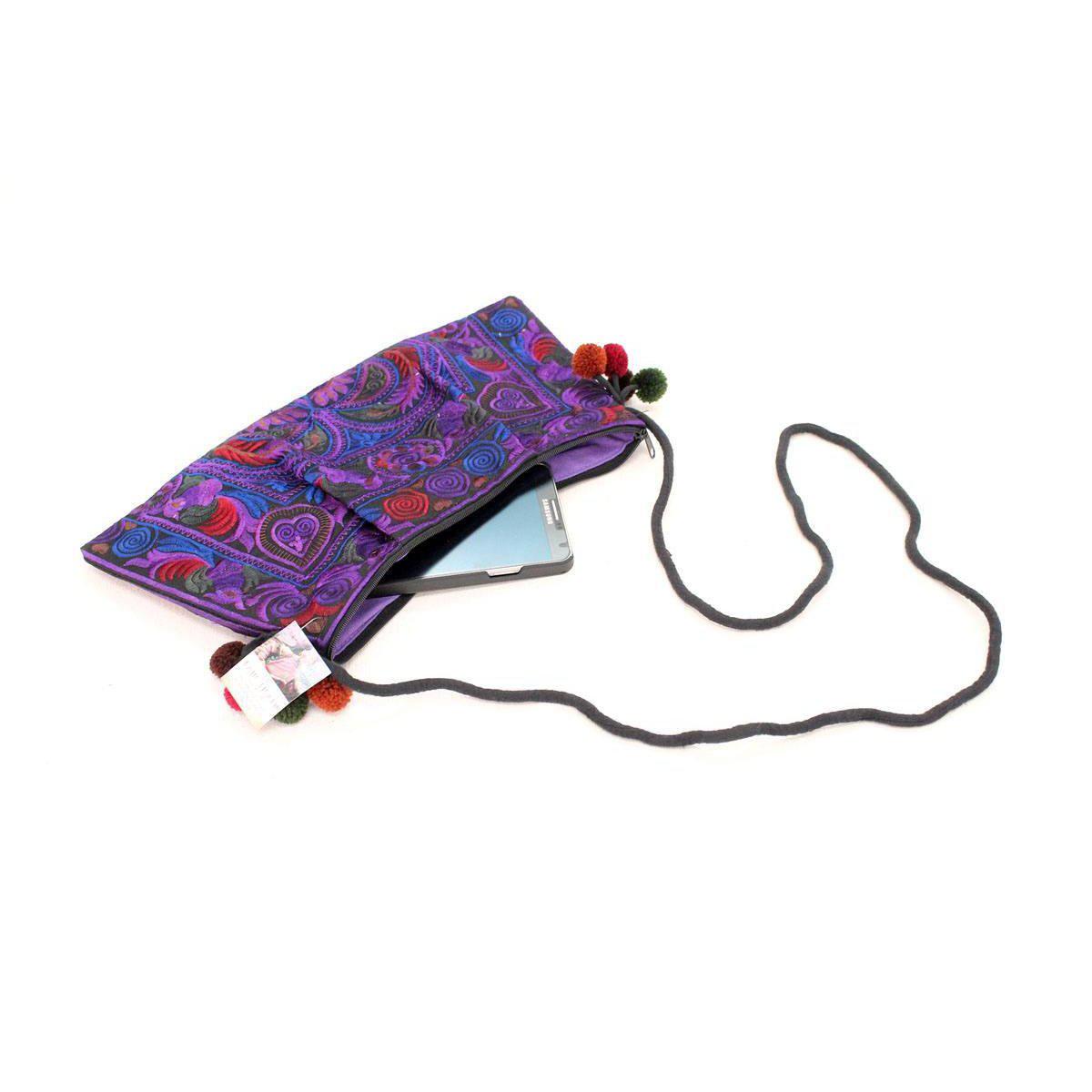 Leyla Embroidered Crossbody Purse - Thailand