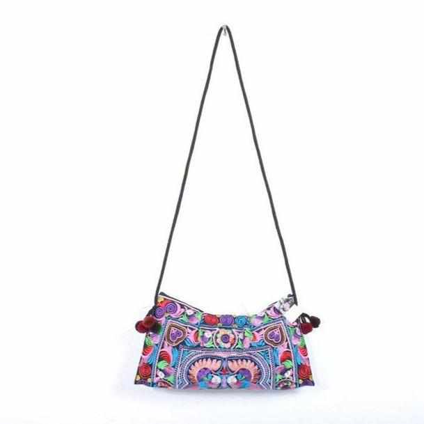 Leyla Embroidered Crossbody Purse - Thailand