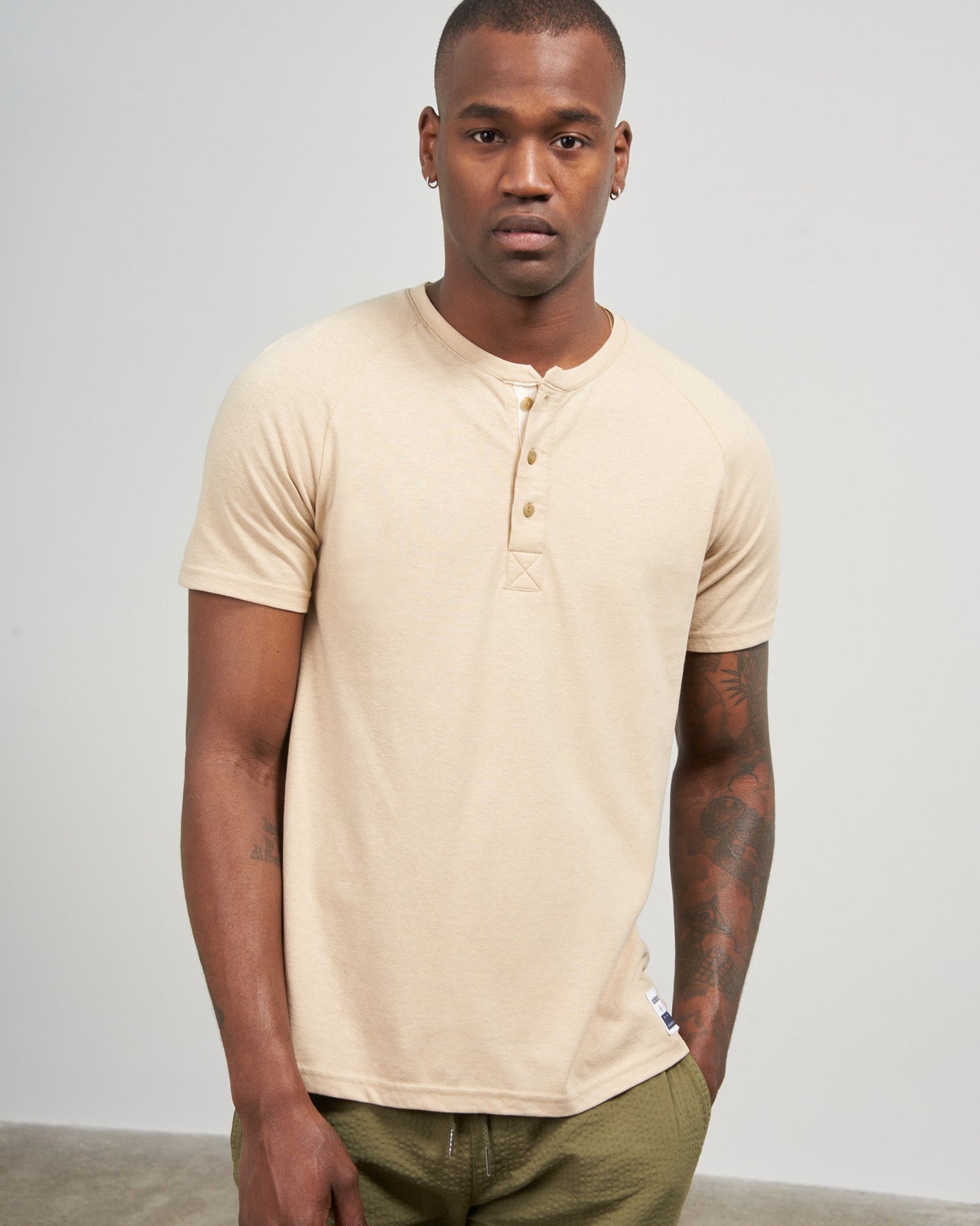 EcoKnit™ Short-Sleeve Henley