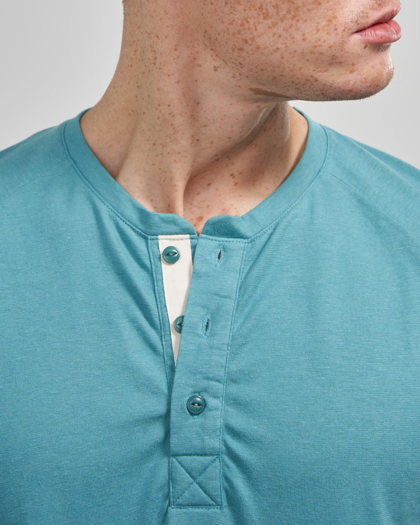 EcoKnit™ Short-Sleeve Henley