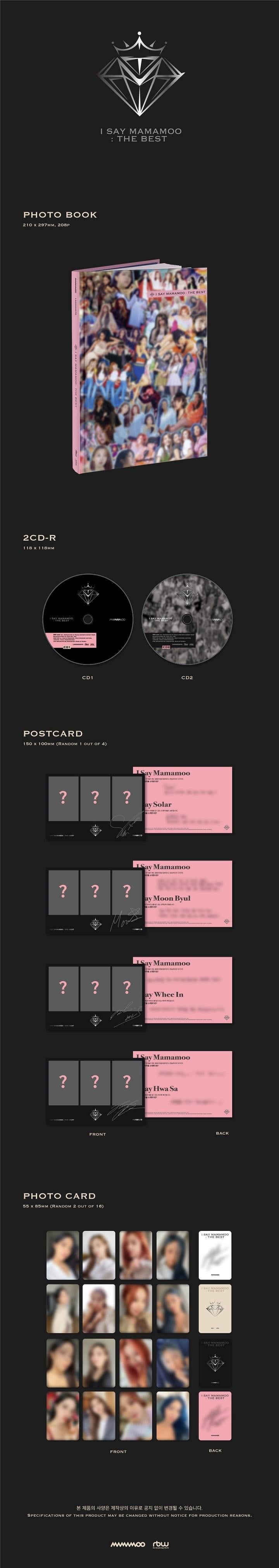 Mamamoo - [I Say Mamamoo : The Best] (2DB)