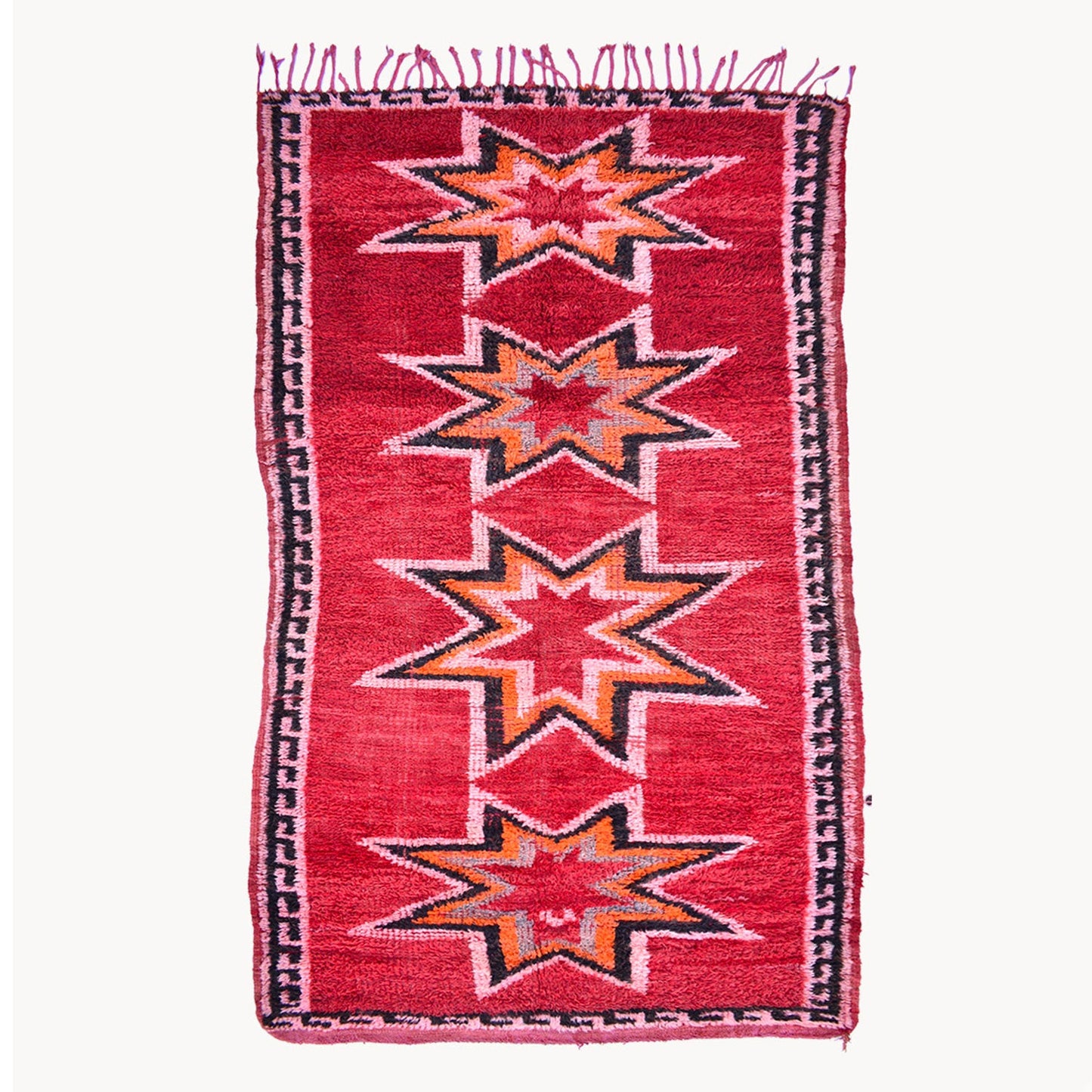 Titrit Hand-Knotted Wool Moroccan Rug | 4'7" x 8'4"