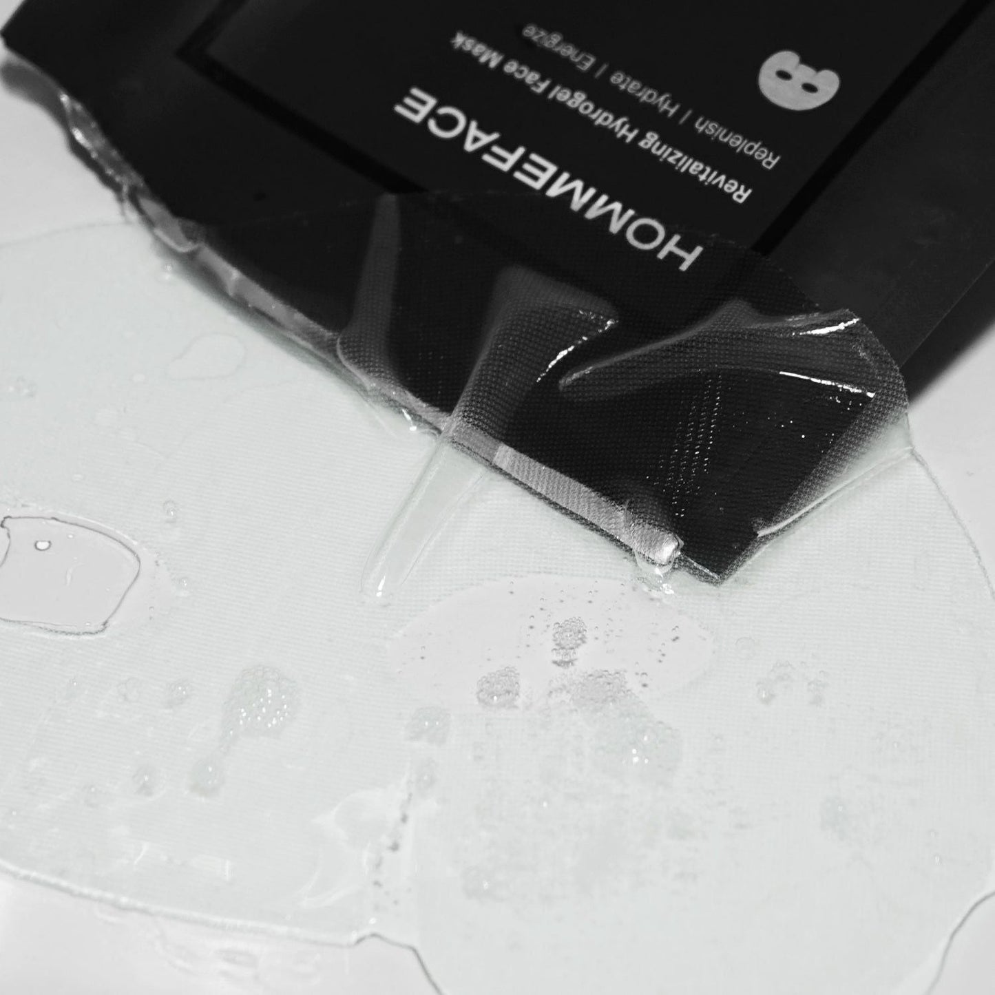 HommeFace Revitalizing Hydrogel Face Mask Set - 5 Masks x 18g