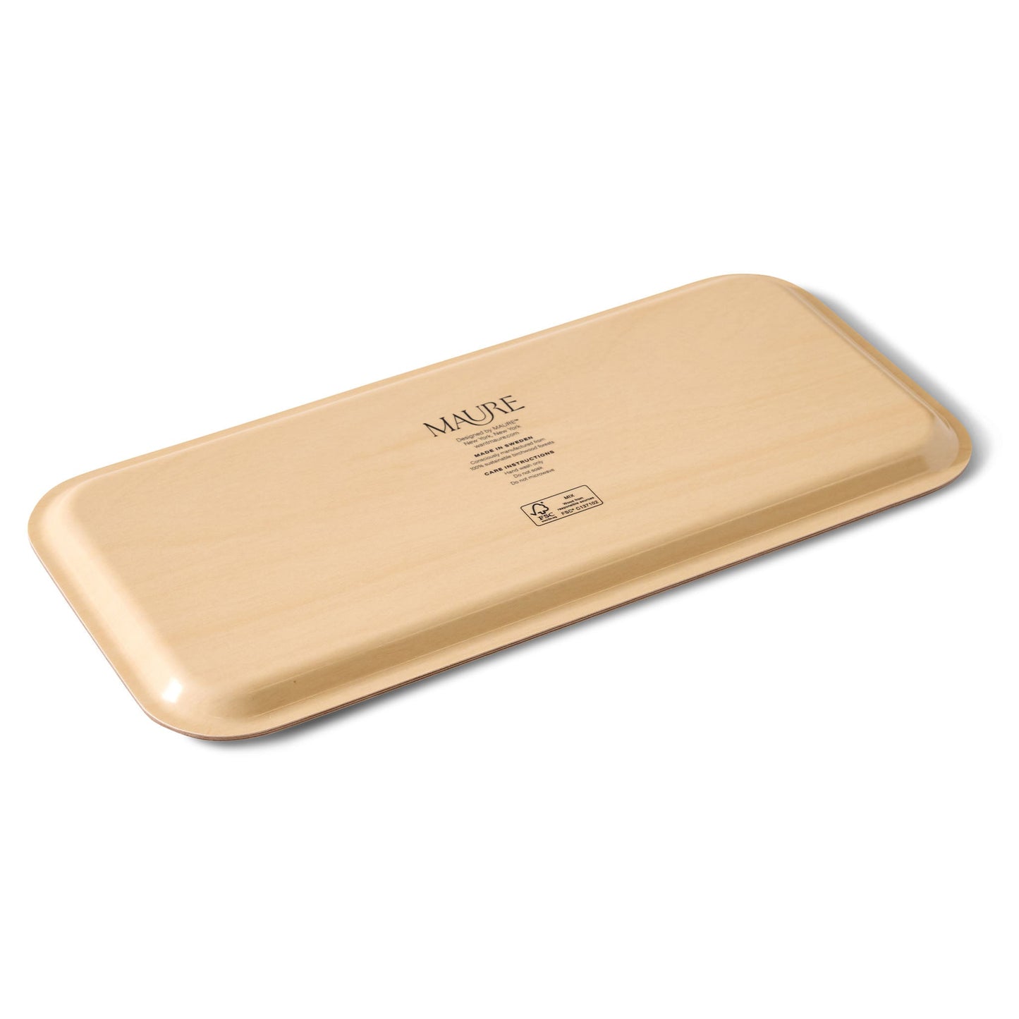 Lime Grove Narrow Birchwood Small Decorative Tray