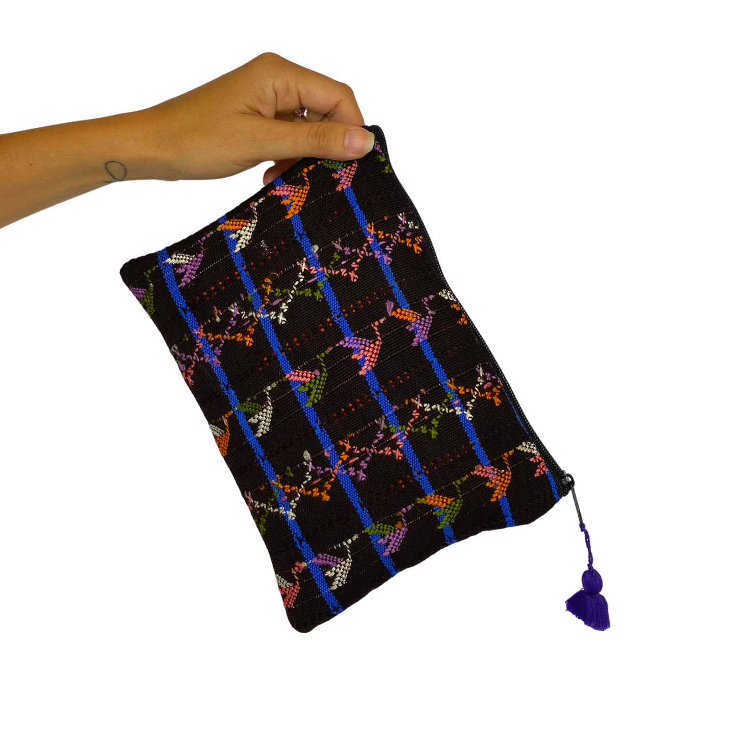 Maya Up-cycled Huipil Cosmetic One-of-a-Kind Bag - Guatemala - Osadia Concept Store